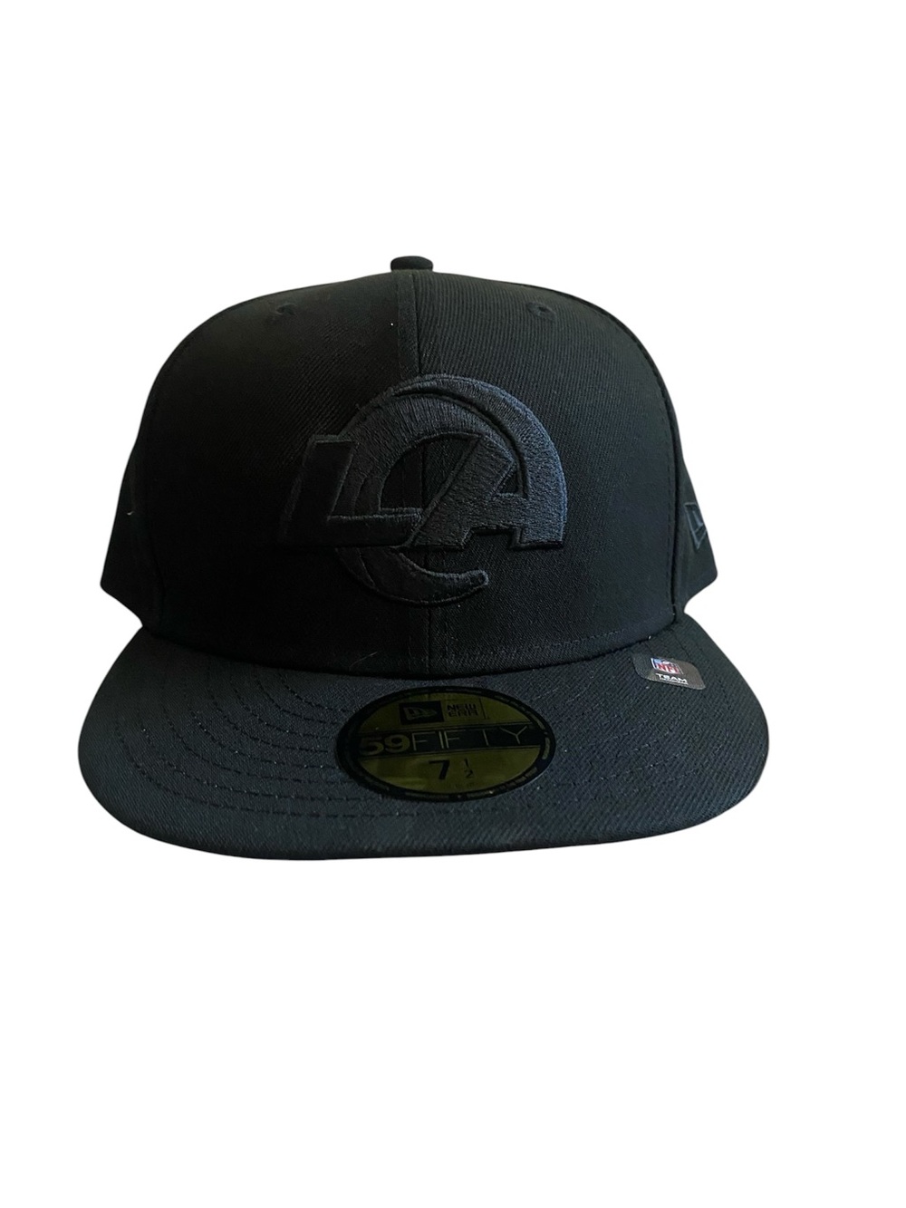 New Era Black LA Rams 59FIFTY Fitted Cap
